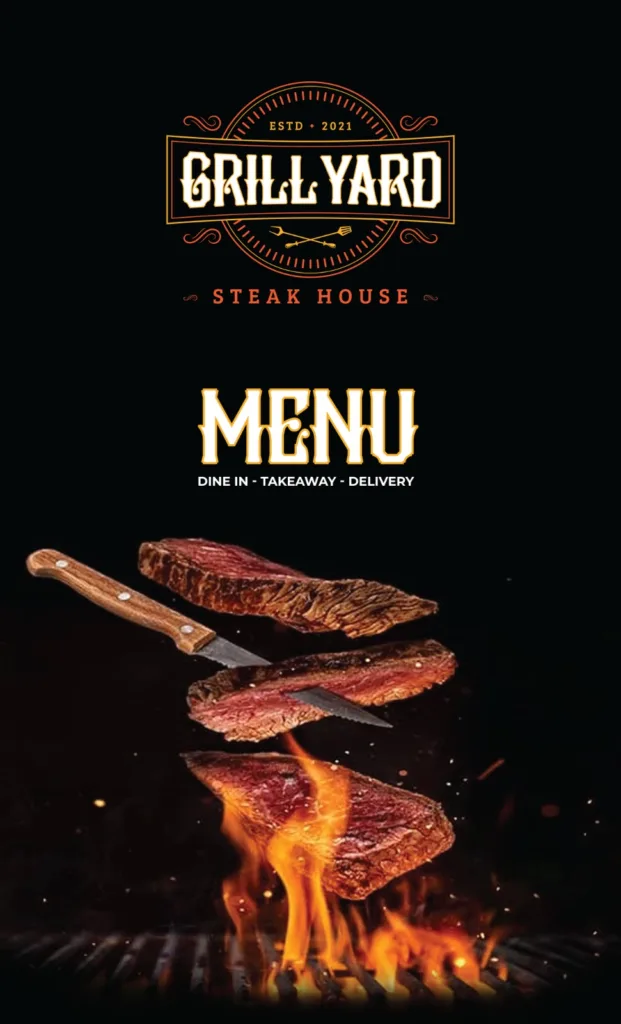 Grill Yard I-8 Menu Image