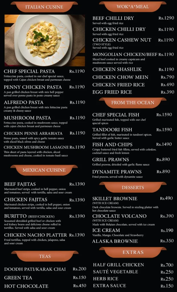 Grill Yard I-8 Menu Image